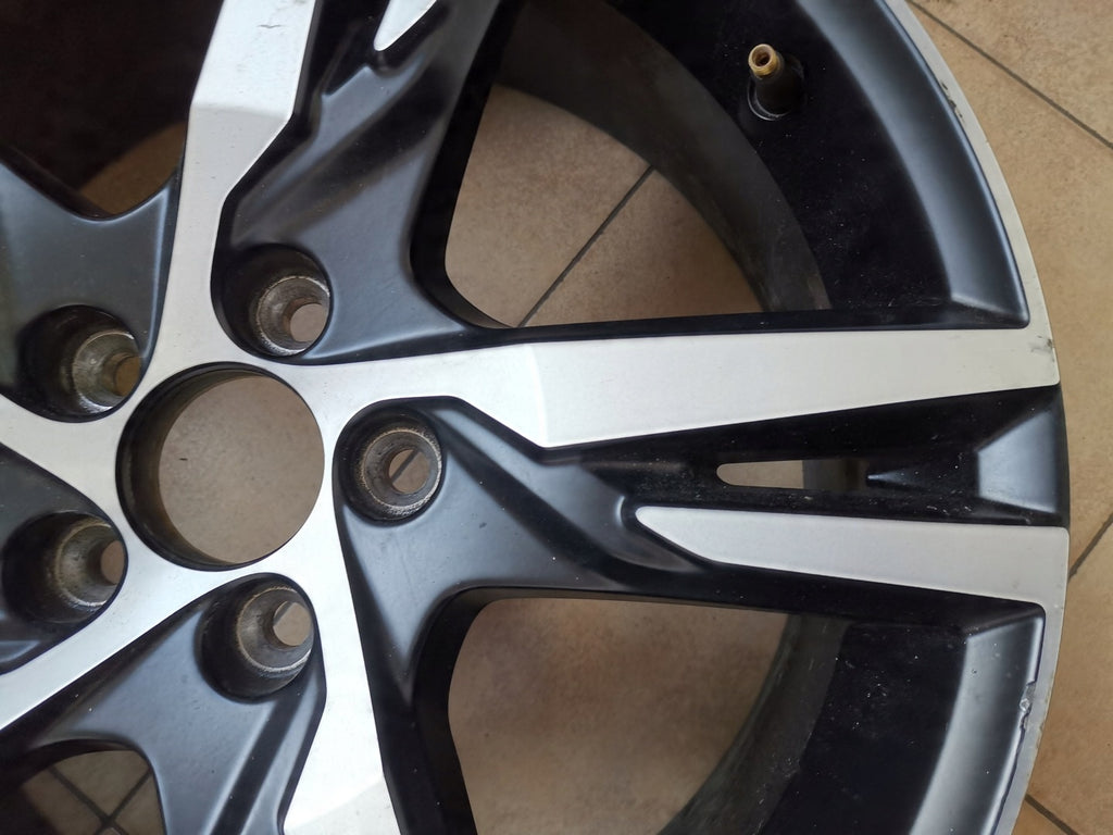 1x Alufelge 18 Zoll 8.0" 5x108 50 5ET Matt Schwarz 31445812 Volvo Xc40 Rim Wheel