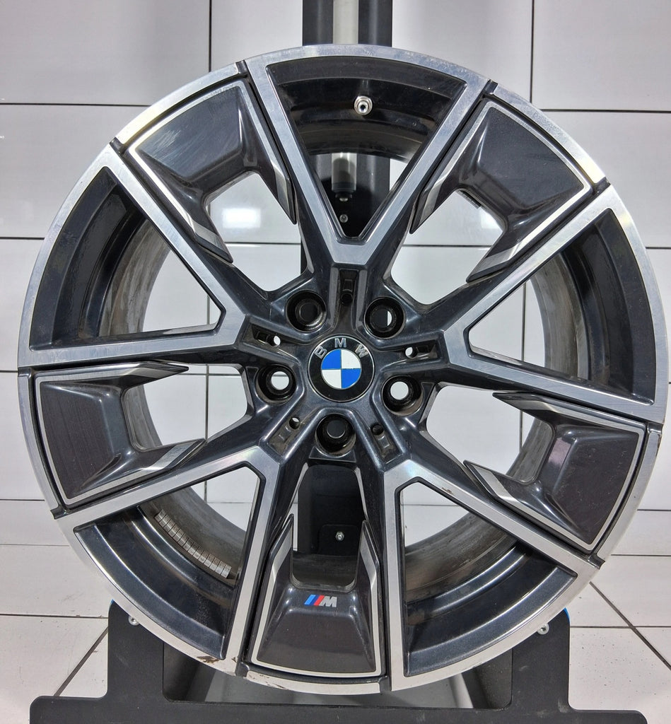 1x Alufelge 18 Zoll 8.5" 5x112 36ET Glanz Schwarz 8747286 BMW I4 G26 Rim Wheel FEL7319611047eg