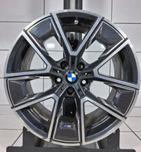 Laden Sie das Bild in den Galerie-Viewer, 1x Alufelge 18 Zoll 8.5" 5x112 36ET Glanz Schwarz 8747286 BMW I4 G26 Rim Wheel FEL7319611047eg