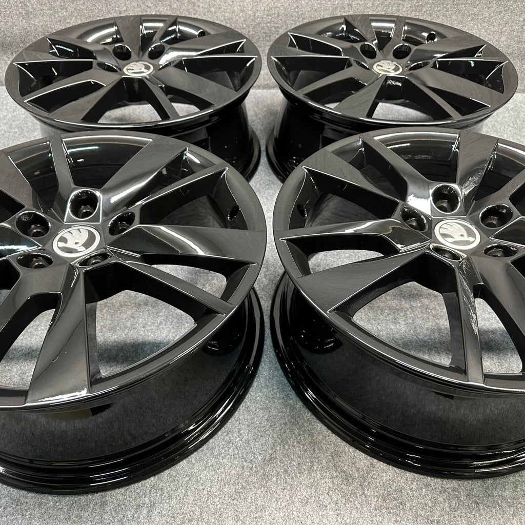 4x Alufelge 17 Zoll 7.0" 5x112 49ET 5E0601025CC Skoda Octavia Iii Rim Wheel FEL8817517484gb