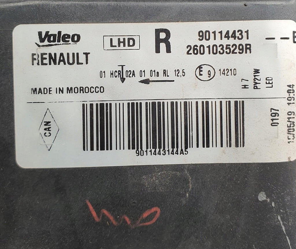 Frontscheinwerfer Dacia Sandero II 260103529R Rechts Scheinwerfer Headlight SCH5527066327ge