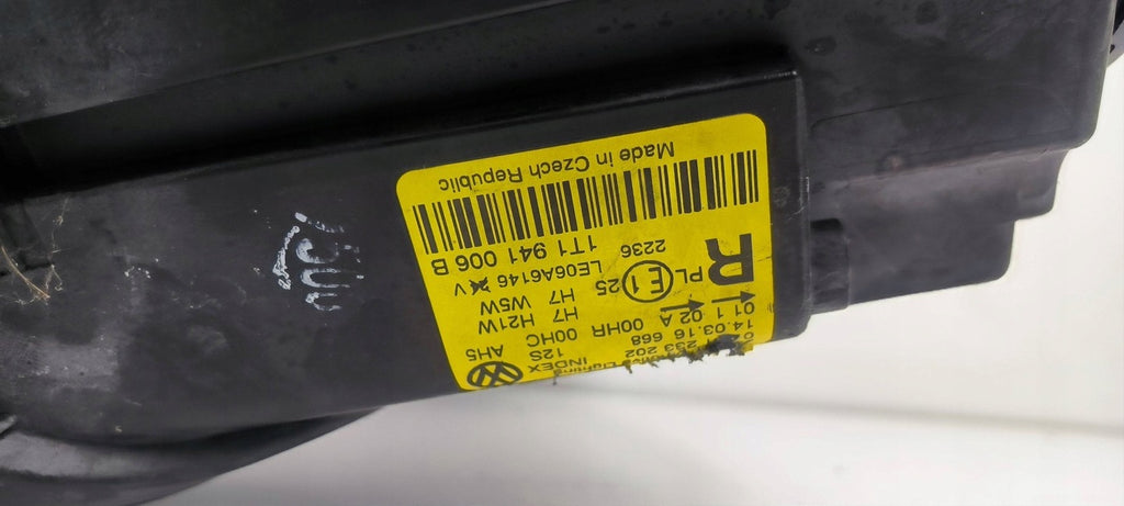 Frontscheinwerfer VW Touran 1T1941006B Rechts Scheinwerfer Headlight