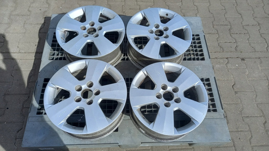 4x Alufelge 16 Zoll 6.5" 5x110 41ET Glanz Silber 09179595 Opel Rim Wheel FEL2603810980bx