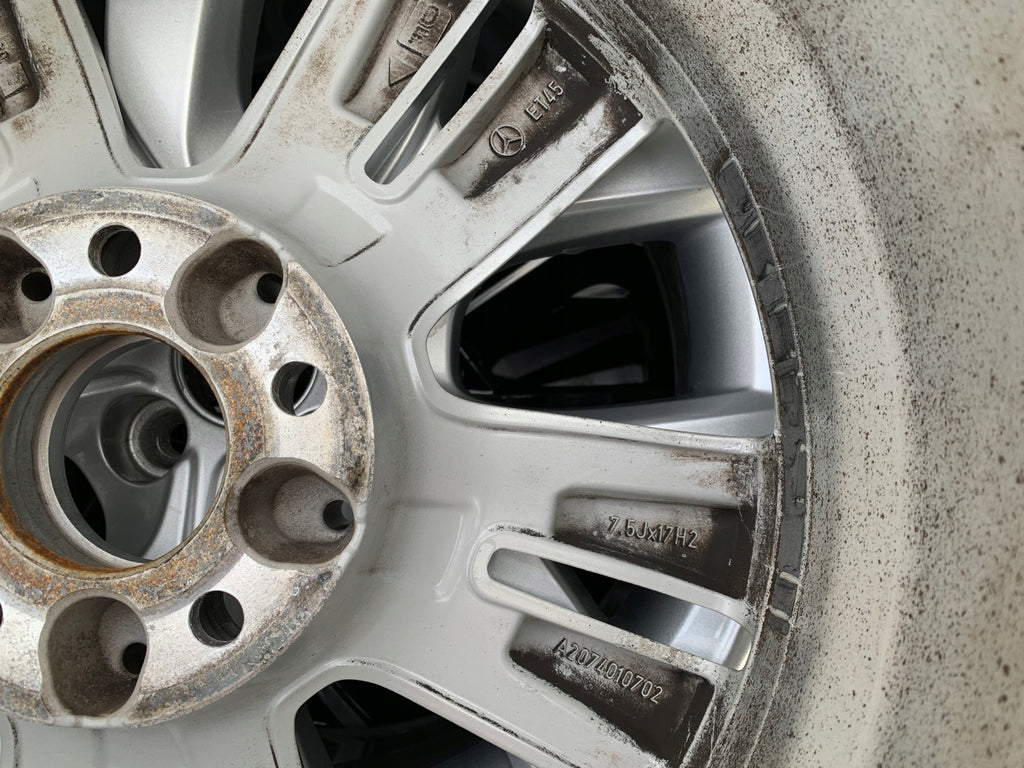 1x Alufelge 17 Zoll 7.5" 5x112 A2074010702 Mercedes-Benz Coupe Rim Wheel