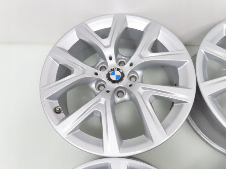 4x Alufelge 17 Zoll 6.5" 5x112 39ET Glanz Silber 6856076 BMW F39 X1 F48 FEL1052918538tv