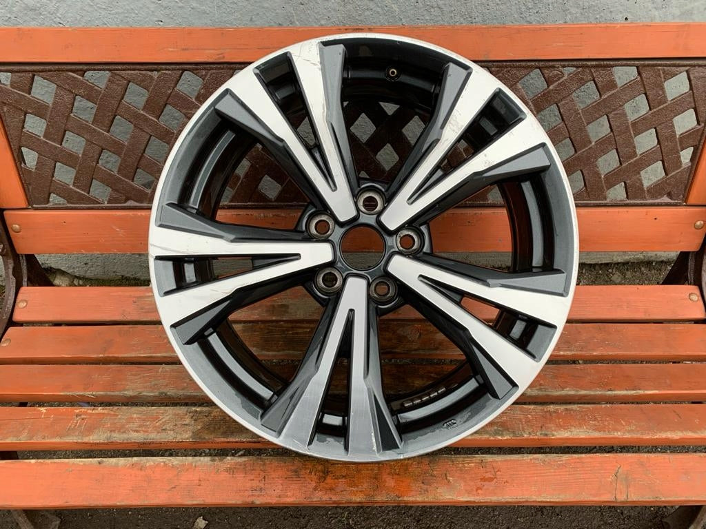 1x Alufelge 18 Zoll 7.0" 5x114.3 40ET Glanz Graphit HVO3BMB94 Nissan Qashqai FEL8834561616hm