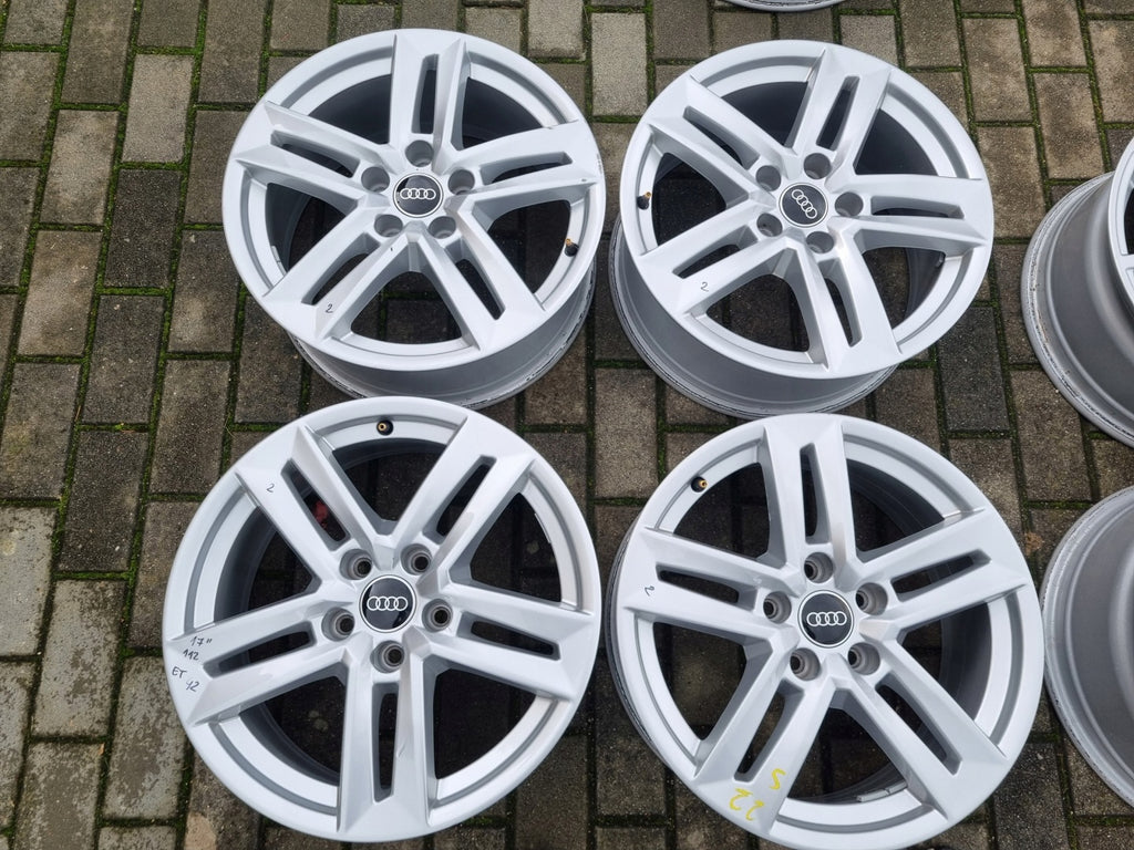 4x Alufelge 17 Zoll 7.0" 5x112 42ET Glanz Silber 8W0601025P Audi Rim Wheel FEL5760313723kn
