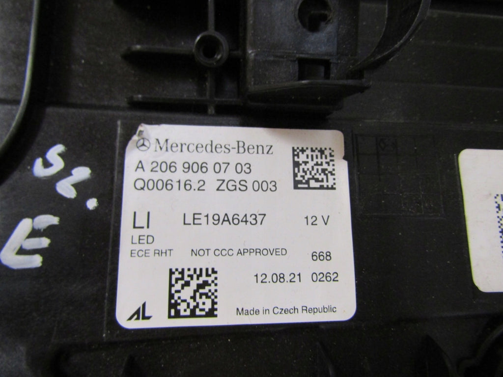 Frontscheinwerfer Mercedes-Benz W206 A2069060703 LED Links Headlight SCH3308144071ac