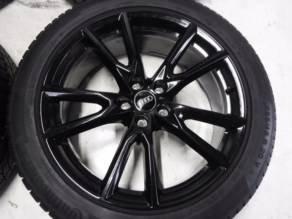 4x Alufelge 20 Zoll 8.0" 5x112 39ET Glanz Schwarz 80A071490C Audi Rim Wheel FEL7603692488bi