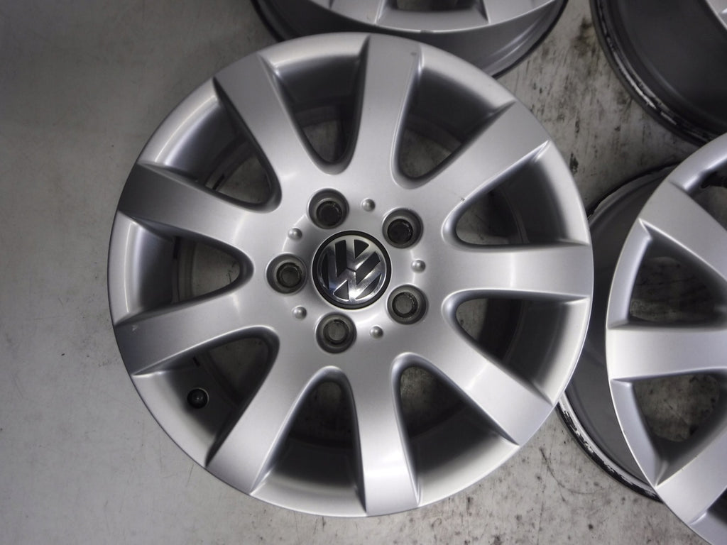 4x Alufelge 15 Zoll 6.5" 5x112 50ET 1K0601025AQ Audi Rim Wheel FEL4844733671vw