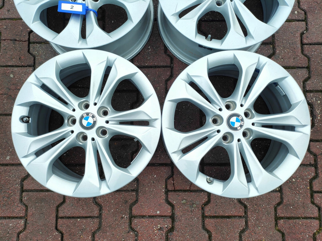 4x Alufelge 17 Zoll 7.5" 5x120 52ET Glanz Silber 6856065 BMW F39 X1 F48 FEL8635656126yh