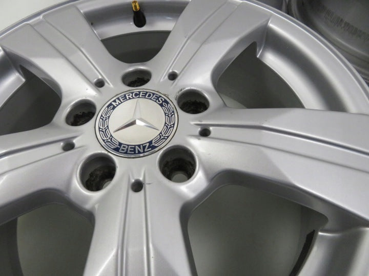 4x Alufelge 16 Zoll 6.0" 5x112 46ET A1694012202 Mercedes-Benz W169 Rim Wheel FEL5230688607xx