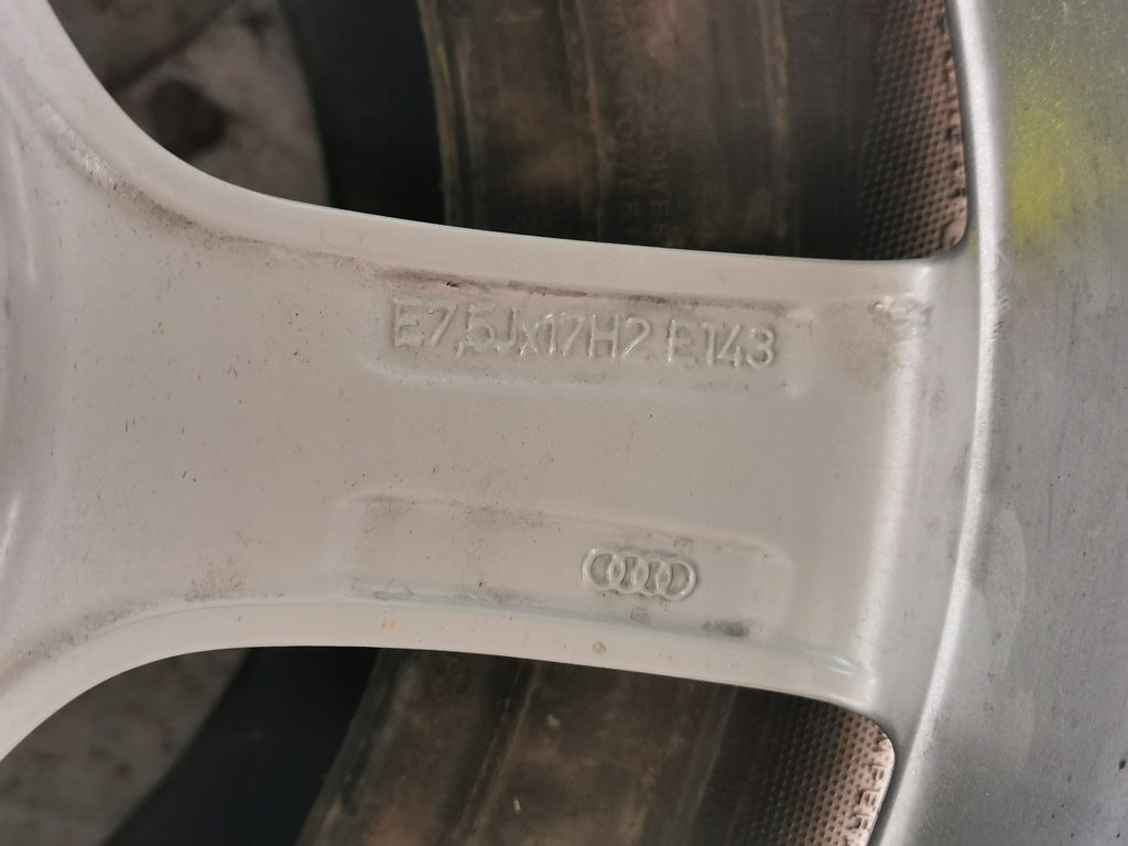 1x Alufelge 17 Zoll 7.5" 5x112 43ET Glanz Silber 8V0601025S Audi A4 A3 Rim Wheel FEL9688550362dg