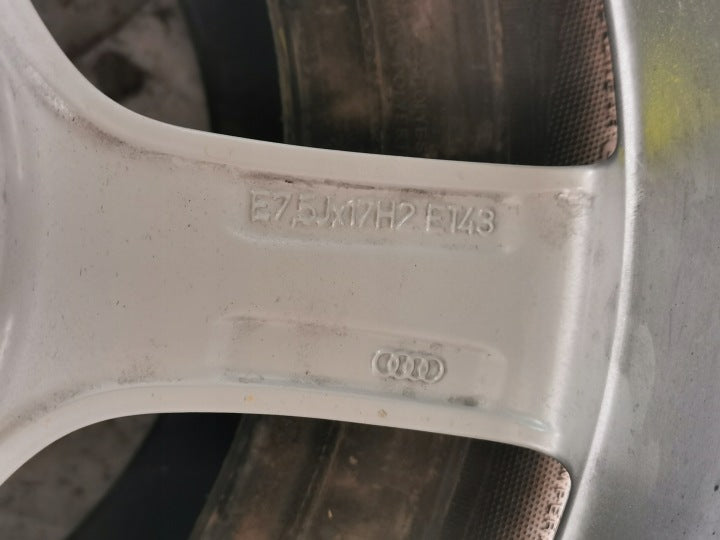 1x Alufelge 17 Zoll 7.5" 5x112 43ET 8V0601025S Audi A4 A3 Rim Wheel FEL9688550362dg