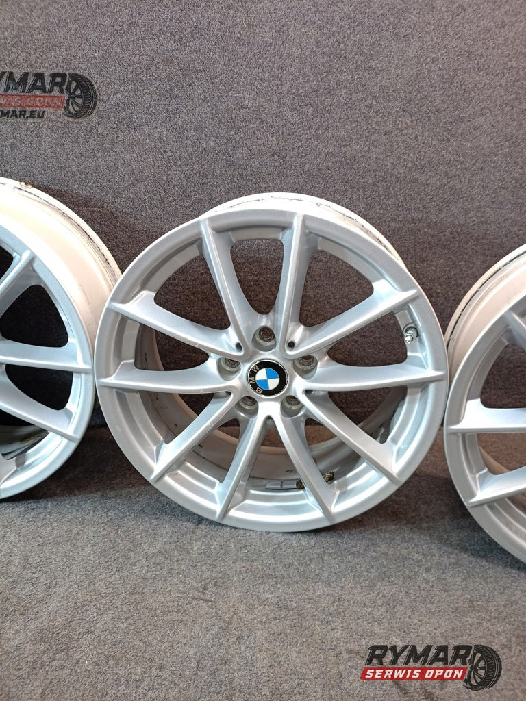 4x Alufelge 17 Zoll 7.5" 5x112 27ET Glanz Silber 6868217 BMW Rim Wheel FEL2727811355mn
