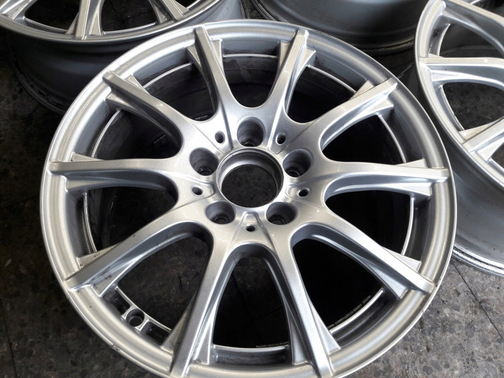 4x Alufelge 16 Zoll 6.5" 5x112 49ET Glanz Silber A2054012400 Mercedes-Benz FEL3304306467br