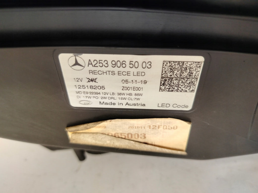 Frontscheinwerfer Mercedes-Benz Glc A2539065003 Rechts Scheinwerfer Headlight SCH6399427914hs