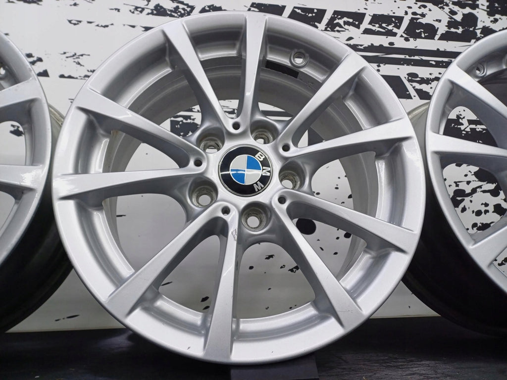 4x Alufelge 16 Zoll 7.0" 5x120 31ET Glanz Silber 584B54221 BMW F32 F33 Rim Wheel FEL9418806795zh