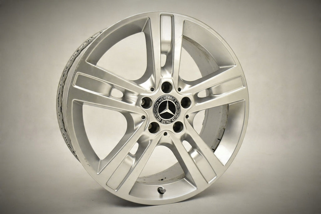 4x Alufelge 18 Zoll 8.0" 5x112 60ET Glanz Silber A1644015702 Mercedes-Benz W164