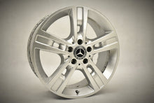Load image into Gallery viewer, 4x Alufelge 18 Zoll 8.0&quot; 5x112 60ET Glanz Silber A1644015702 Mercedes-Benz W164