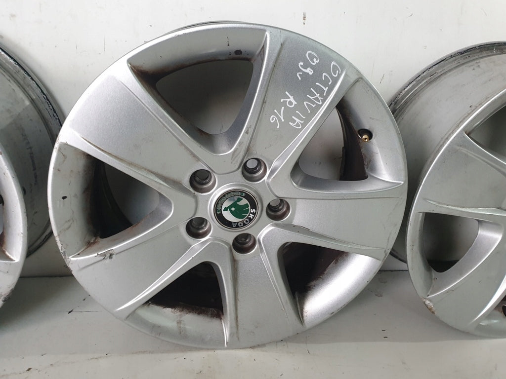 4x Alufelge 16 Zoll 3.5" 5x112 656675670 Skoda Octavia Ii Rim Wheel