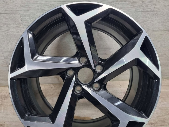 1x Alufelge 18 Zoll 8.0" 5x112 44ET Glanz Schwarz 3G0601025BG VW Passat B8 FEL6159167161ls
