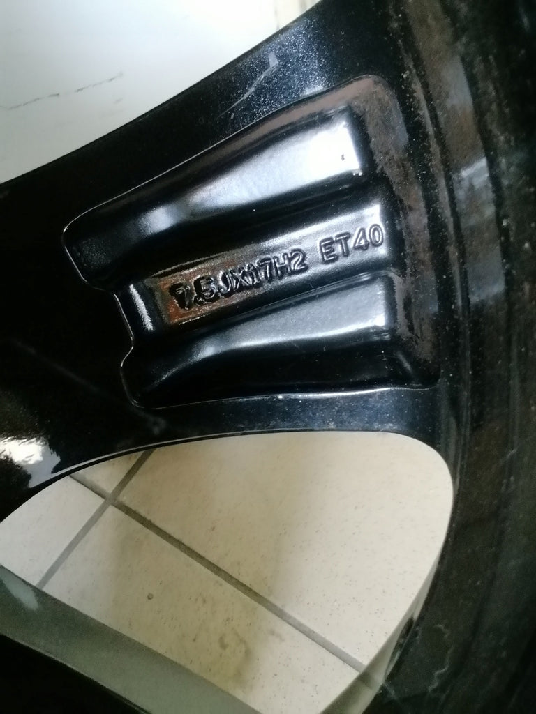 1x Alufelge 17 Zoll 7.5" 5x112 40ET Glanz Silber A2134011200 Mercedes-Benz W213