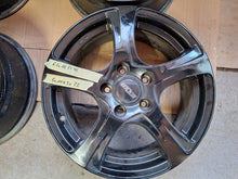 Laden Sie das Bild in den Galerie-Viewer, 4x Alufelge 16 Zoll 6.5" 5x114.3 48ET Glanz Schwarz Hyundai I I40 Rim Wheel FEL8622445372lj