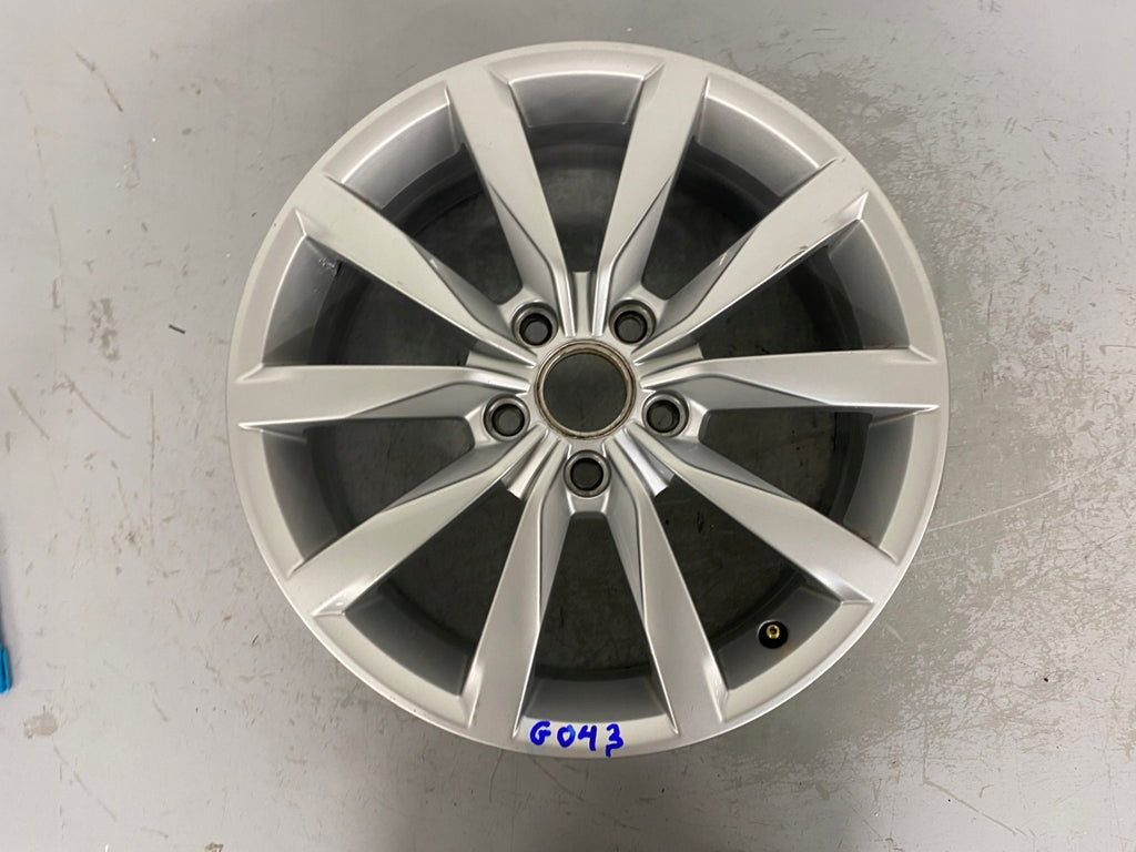 1x Alufelge 17 Zoll 6.0" 5x112 48ET Glanz Silber 5G0601025K VW Golf Vii FEL8365676869nl