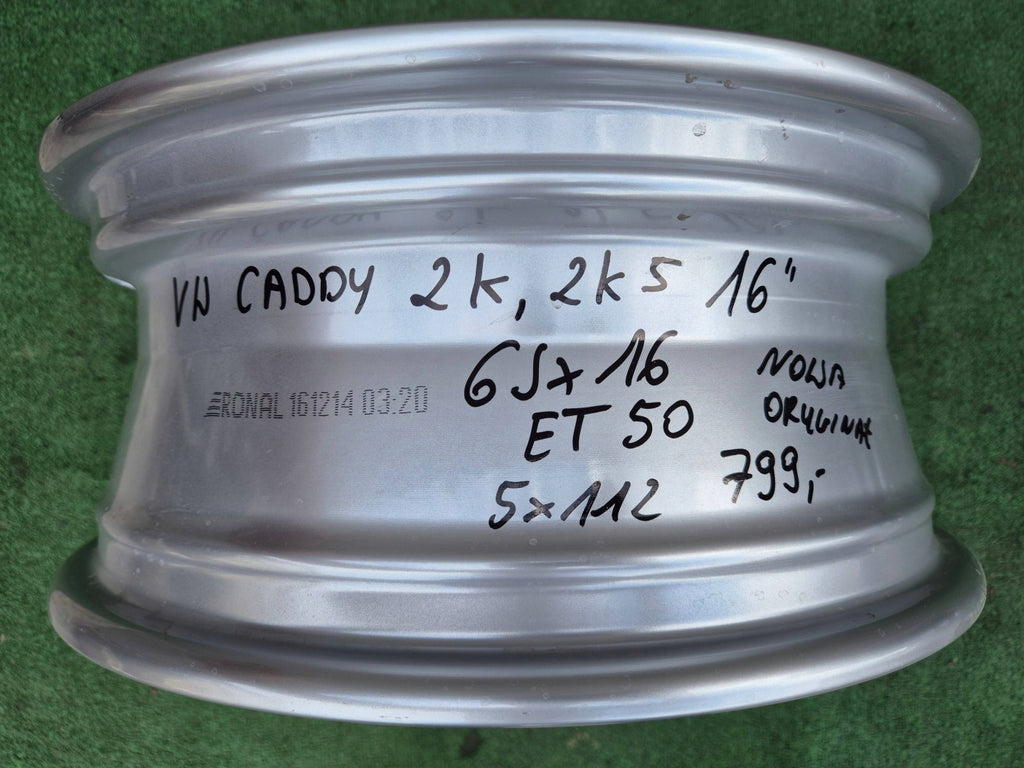 1x Alufelge 16 Zoll 5x112 2K5601025J VW Caddy Rim Wheel FEL4441828122yw