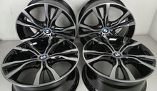 Laden Sie das Bild in den Galerie-Viewer, 4x Alufelge 18 Zoll 8.0" 5x112 57ET Glanz Schwarz 6855093 BMW Rim Wheel FEL9569100456bx