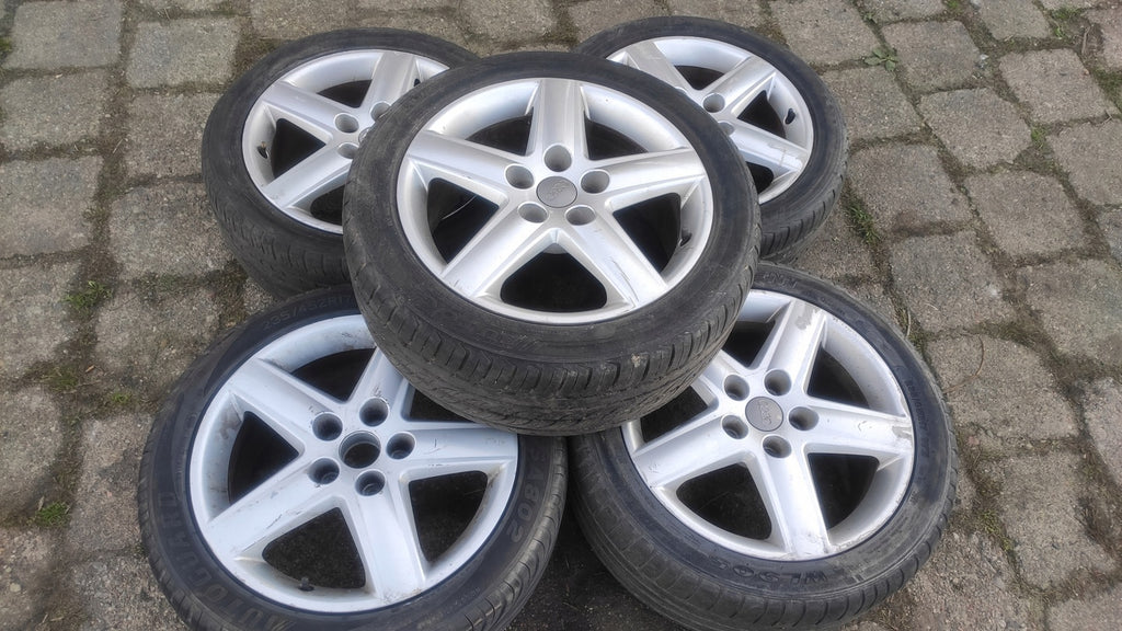 5x Alufelge 17 Zoll 7.5" 5x112 4F060125AF Audi A4 Rim Wheel