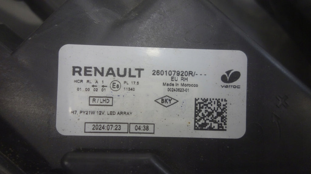 Frontscheinwerfer Dacia Sandero III Jogger 260107920 LED Rechts Headlight