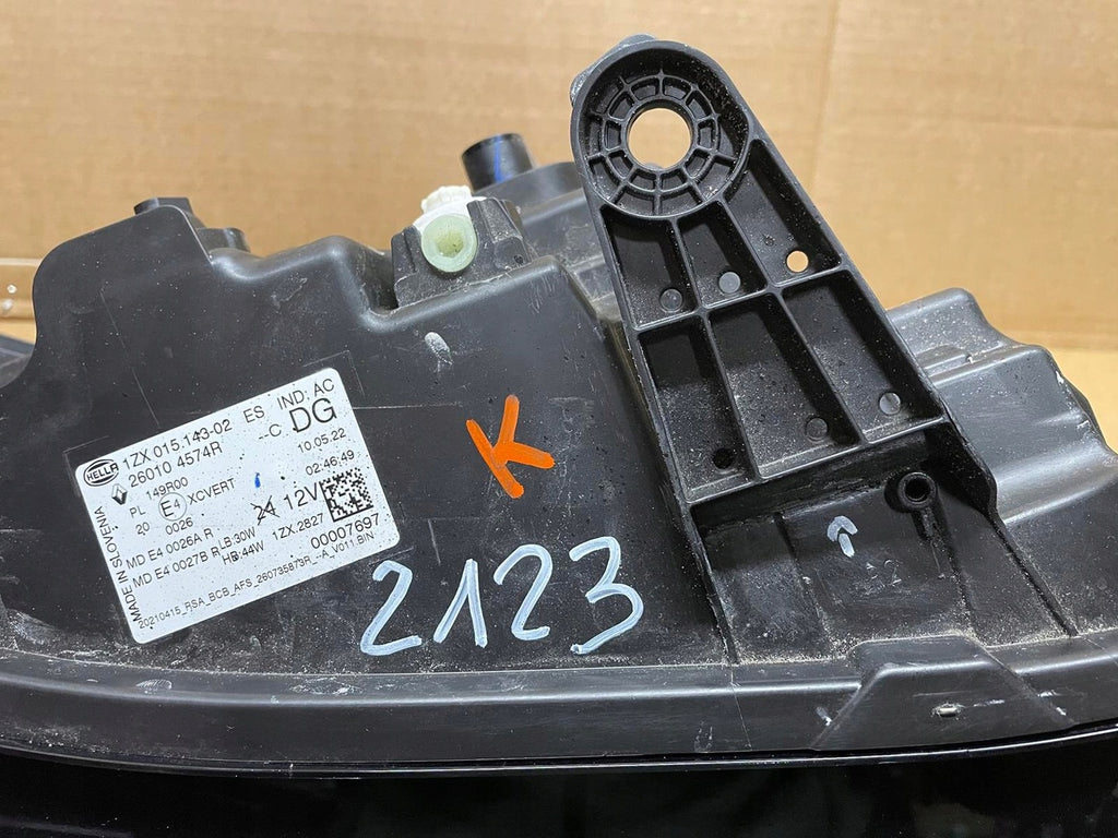 Frontscheinwerfer Renault Megane 260104574R Rechts Scheinwerfer Headlight SCH8002402939is