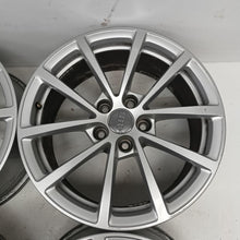 Laden Sie das Bild in den Galerie-Viewer, 4x Alufelge 17 Zoll 7.5" 5x112 36ET Glanz Silber 4K0601025 Audi A6 C8 Rim Wheel FEL3123367420jg