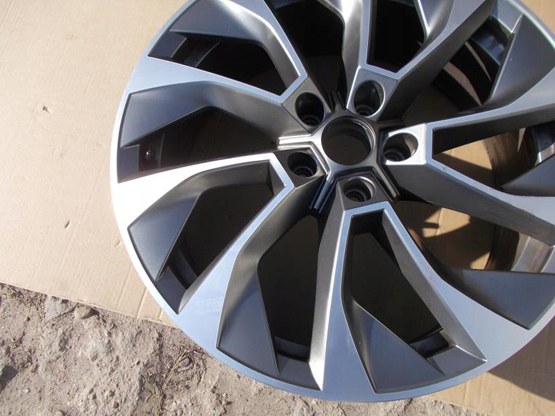 1x Alufelge 19 Zoll 7.0" 5x112 43ET Glanz Graphit 565601025 Mg Kodiaq Rim Wheel