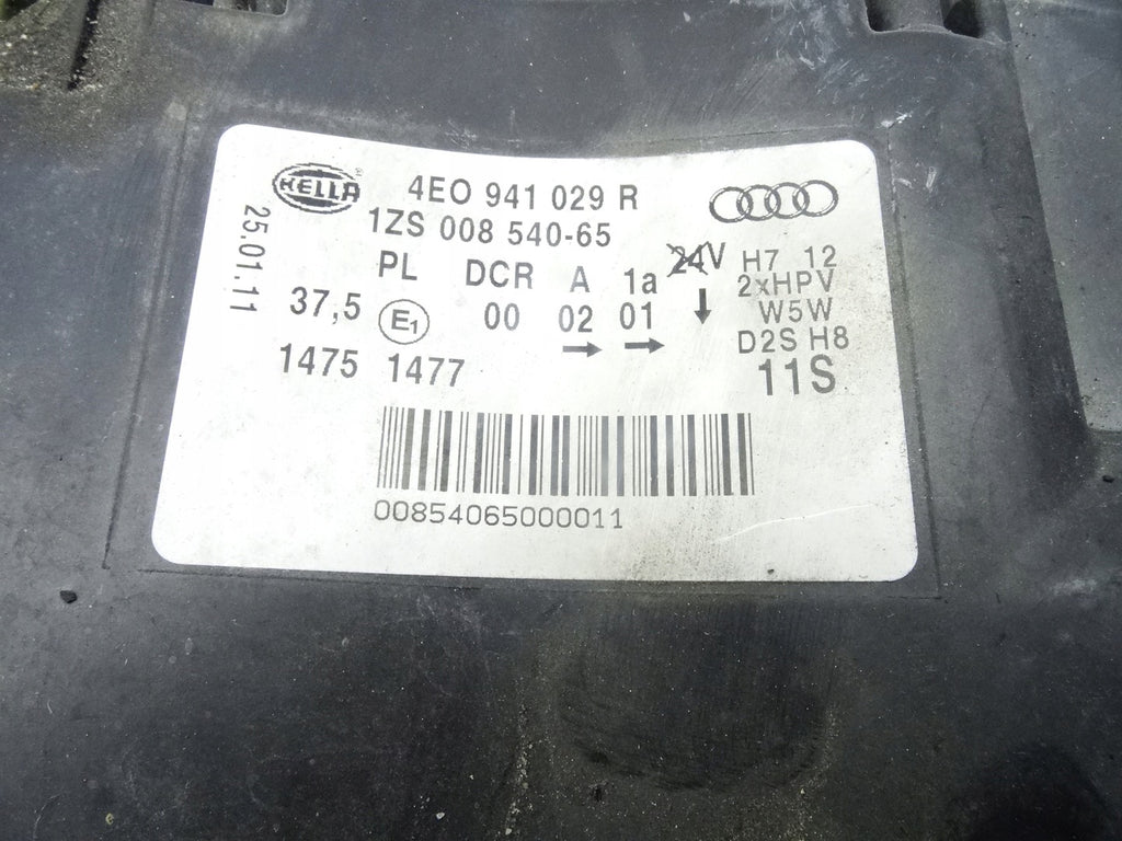 Frontscheinwerfer Audi A8 4E0941029R Xenon Links Scheinwerfer Headlight