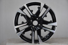 Laden Sie das Bild in den Galerie-Viewer, 1x Alufelge 18 Zoll 7.0&quot; 4x108 35ET Glanz Schwarz 9828186880 Peugeot Rim Wheel