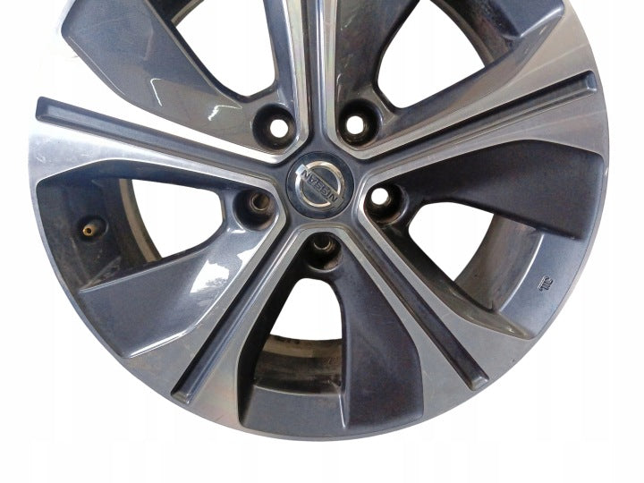 1x Alufelge 17 Zoll 6.5" 5x114.3 45ET Glanz Silber N86701 Nissan Leaf Ze1 FEL4438227945ds