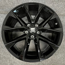 Load image into Gallery viewer, 4x Alufelge 18 Zoll 7.5" 5x112 51ET Glanz Schwarz 5F0601025AA Seat Leon FEL2413924910qx