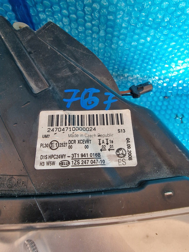 Frontscheinwerfer Skoda Superb II 3T1941016B Xenon Rechts Scheinwerfer Headlight