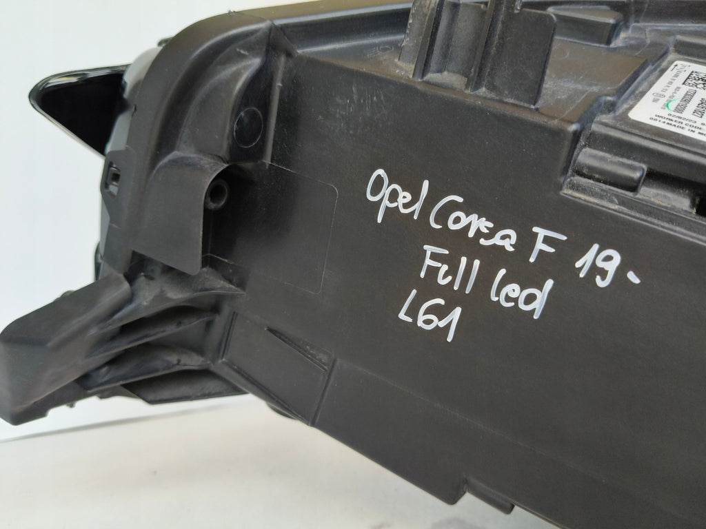 Frontscheinwerfer Opel Corsa F 39162654 Full LED Rechts Scheinwerfer Headlight SCH2914693557gj