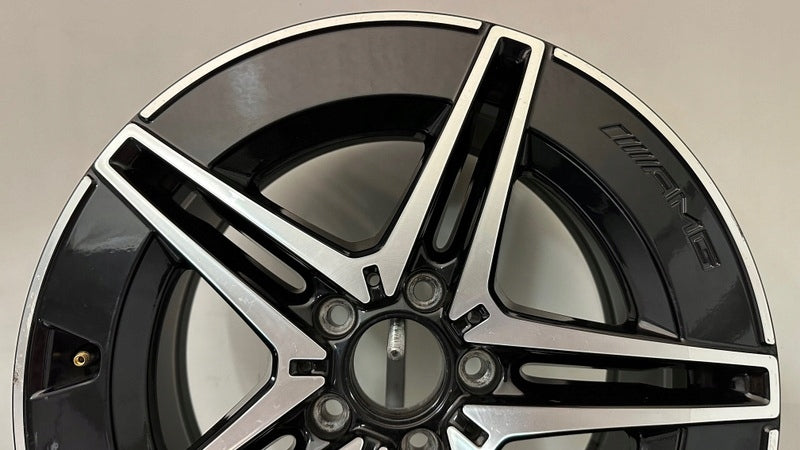 1x Alufelge 18 Zoll 9.0" 5x112 58ET Schwarz A2064016600- Mercedes-Benz Rim Wheel