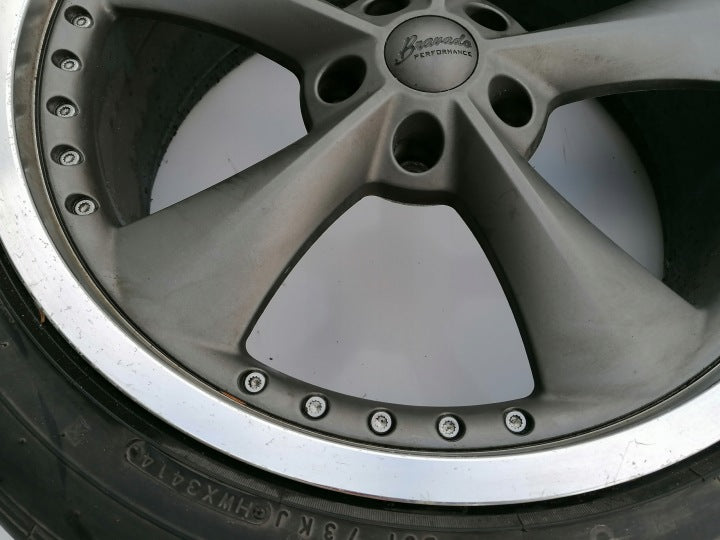 1x Alufelge 20 Zoll 9.5" 5x120 35ET Rim Wheel FEL5898242523bq