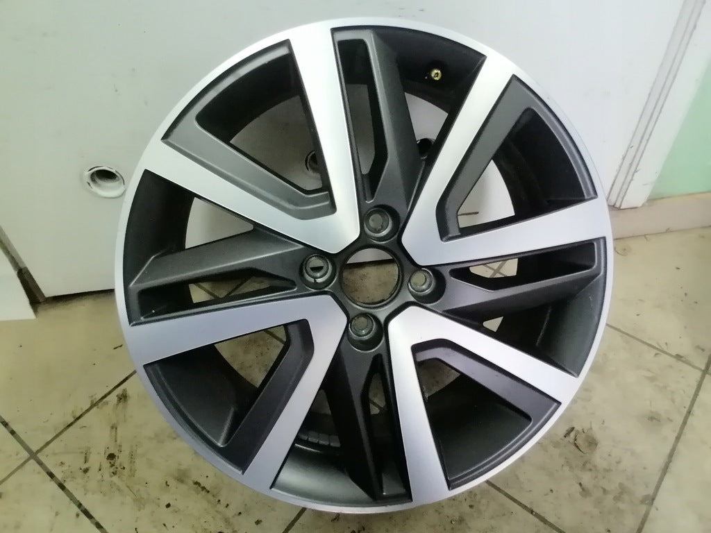 1x Alufelge 16 Zoll 6.0" 4x100 43ET Graphit 12S601025 Seat Rim Wheel FEL7280307259ud