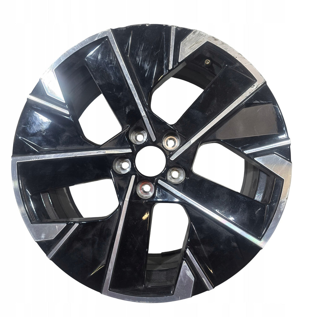 1x Alufelge 18 Zoll 8.0" 5x108 44ET Glanz Schwarz 9851444380 Peugeot 508 Sw