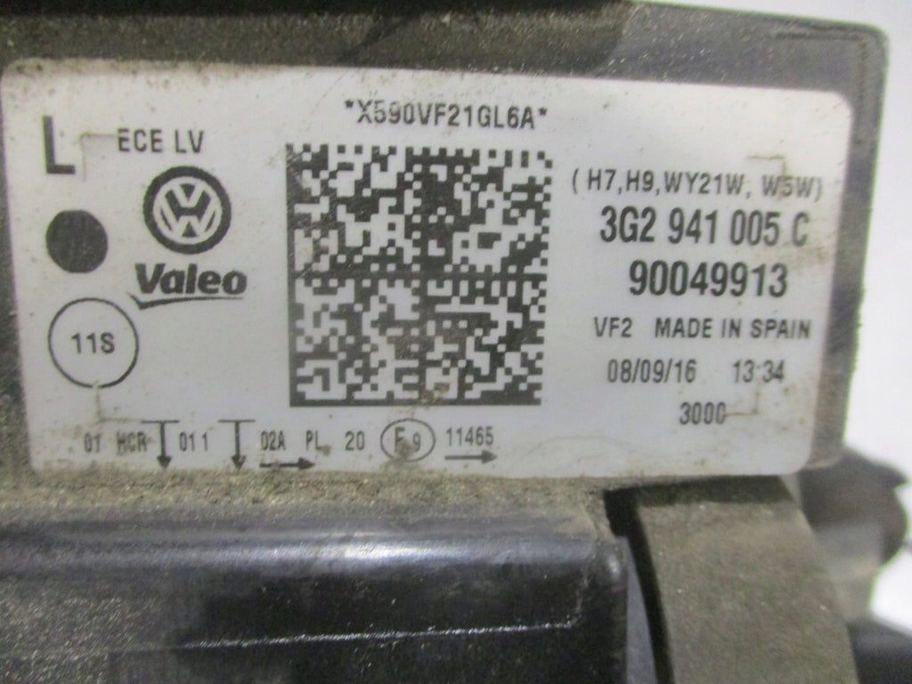 Frontscheinwerfer VW Passat B8 3G2941005C Links Scheinwerfer Headlight SCH1929504360tv