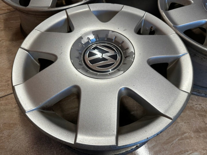 4x Alufelge 14 Zoll 6.0" 5x100 48ET 600601025 VW Polo Rim Wheel FEL1509656945nm
