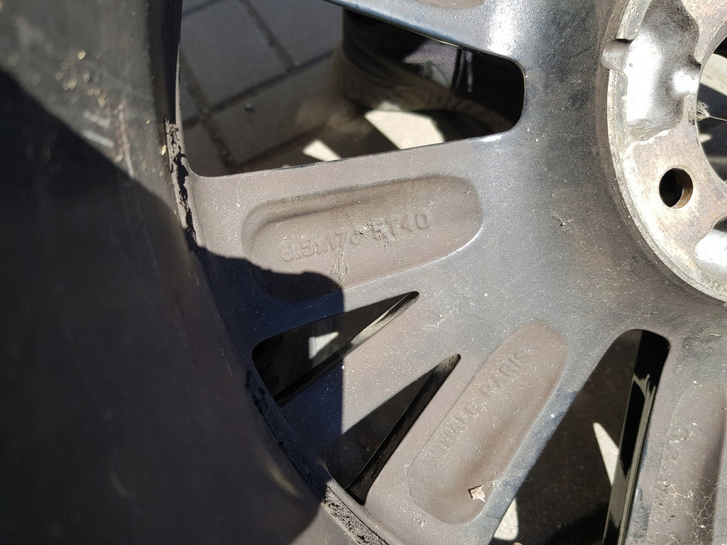 1x Alufelge 17 Zoll 7.0" 4x100 40ET Schwarz 403008893R Renault Captur Clio 1