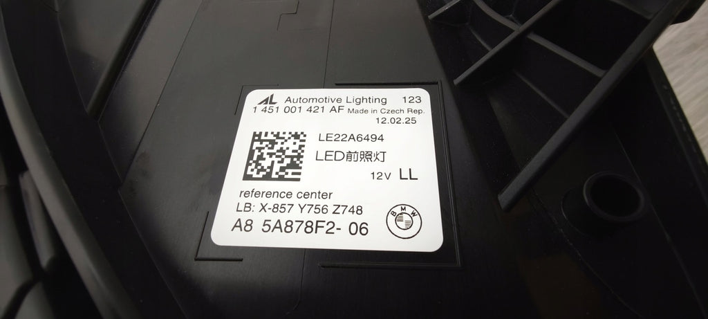 Frontscheinwerfer BMW 5 5A878F2-06 LED Rechts Scheinwerfer Headlight SCH3375675470zc